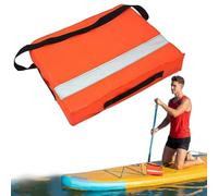 Throwable Flotation Device & Boat Seat Cushion, High Buoyancy Water Safety Float with Grab Straps, 2-in-1 Buoyancy Aid for Kayak, Canoe, Paddle Boarding