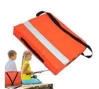Throwable Flotation Device,Boat Throw Flotation Cushion - Rescue Tool with Strap Safety Life Preserver Device for Swimming, Kayaks, Pool, Dock, Paddle Board, Marine Use