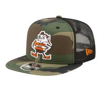 Throwback Cleveland Browns Mesh 9Fifty Snapback Cap wood