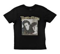 Throwback Photograph Cotton T-Shirt Tears For Fears Black L