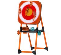 Throwing Axe Game Set, 2-in-1 Outdoor Throwing Sports Kit with 8 Axes and 8 Six-Star Darts, Adjustable Target for Teens and Adults, Backyard Carnival Games