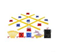 Throwing Game for All Weather Play - Construction Allows Use Indoors During Rainy Days or Outdoors on Sunny Afternoons (kit2 yellow)