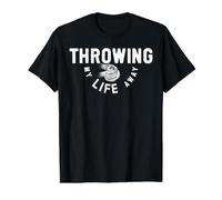 Throwing My Life Away Value Graphic T-Shirt, Men, Black, L