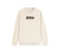 Thrown - Embroidered Extended Pain Sand - Sweater - beige - L - 50% Cotton, 50% Polyester L