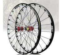 Thru Axle Bicycle Wheelset 26'' 27.5'' 29'' Mountain Bike Front Wheel Rear Double Layer Disc Brake 24-Bolt Straight-Pull Hub for 7-12 Speed