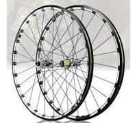 Thru Axle Bicycle Wheelset 26'' 27.5'' 29'' Mountain Bike Front Wheel Rear Double Layer Disc Brake 24-Bolt Straight-Pull Hub for 7-12 Speed