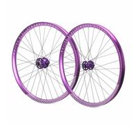 Thru Axle Boost Wheelset 26 27.5 29inch Mountain Bike Rims Disc Brake Aluminium Alloy Front Rear Wheels 32 Holes 450 Clicks Supports 7-12 Speed Cassette(Purple,26"_15*110/12 * 148MM)