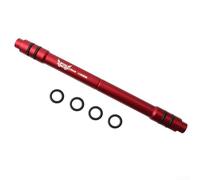 Thru Axle Hub Adapter for Mountain Bikes, 142mm Quick Release Skewer from 12mm to 9mm with Rubber Ring Protection (Red)