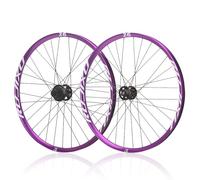 Thru Axle Mountain Bike Wheel 26/27.5/29in Front 20x110mm Rear 12x148mm Wheels Aluminum Alloy Double Wall Rim Disc Brake 32H Hubs For 7-12 Speed(Svart,29'')