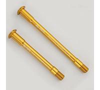 Thru Axle Pair 34g Weight 7075 Aluminum Alloy Built for Giant For TCR PP Revolt Langma For liv Road Bikes Precision Fit 12x117mm and 12x161mm (gold)