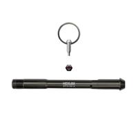 Thru Axle Rear Wheel 12 x 162-167 mm, Thread Pitch 1.75, M12, Anti-Theft Bicycle Axle for MTB, Gravel, Road Bike - Protection Against Component Theft by Hexlox (Black Hexlox Insert 6 mm)
