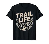 Thru Hiker Trail Life Sunrise Mountains Camping Miles T-Shirt