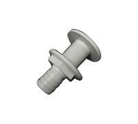 Thru Hull Boat Drain Plug 25MM 1" (Socket Marine Bilge Water Deck Transom Plastic Threaded)