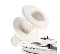 Thru Hull Fitting,Thru Hull Connector for Hose - Straight Marine Accessories, Floor Deck Drain for Boats Yachts