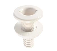 Thru Hull Fittings for Boats - Marine Barbed Hose Skin Fitting Drain | Straight Floor Deck Drain for Kayak Yachts Boats, Deck Drainage Supplies