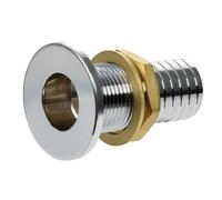 Thru hull flush mount chromed brass 2" x 56 mm - 1 PC Osculati - 17.424.06