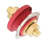 Thru Panel Battery Terminal Connector,3/8”High Current Automobile Battery Connector,Positive Negative 250A Rated Current Battery Terminal Stud,Car Power Terminal Connector For Cars Rvs Ships Yachts