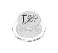 Thru Ups and Downs Cross Brushstroke Design PopSockets PopGrip for MagSafe