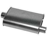 Thrush Muffler Deep Performance Tone Inlet 2.5 Pipe Connection Offset Outlet 2.5 Center