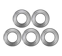 Thrust Ball Bearings Heavy Duty Precision Axial Load Bearing Components for Industrial Machinery Crane Hooks 5Pcs Set Steel Construction Various Sizes 25mm 30mm 35mm 40mm (51207)