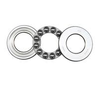 Thrust ball plane end face thrust type inner diameter 10 12 15 17 20 25 30mm small pressure bearing rotary table(51201 (12X28X11))