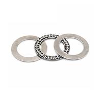 Thrust Bearing. 2 Pcs Plain Thrust Needle Roller Bearings with Washers Chrome Steel AXK Multiple Models(AXK2035)