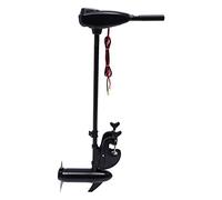 Thrust Electric Outboard Trolling Motor, 12V 80LBS/24V 85LBS Transom Mounted Outboard Motor,Bow Mount Boat Engine for Freshwater Saltwater, for most boats with 9.84-19.68ft lengths (12, Volts)