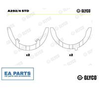 Thrust Washer, crankshaft for AUDI 100 200 C2 200 C3 4000 GLYCO A292/4 STD