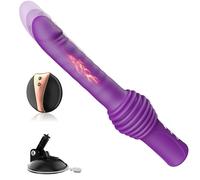 Thrusting Dildo Premium Portable Sex Machine Vibrator Sex Toy Heating Dildos Powerful 3 Inch Thruster Liquid Silicone Lifelike Penis With Suction Cup Hands-Free For Female Gspot Pleasure Men Anal Play