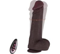 Thrusting Dildo Vibrator, 25cm Realistic Silicone Dildos, 10 Vibrations & 10 Rotating Modes for Clitoral G-spot Stimulation, Huge Dildo with Powerful Suction Cup, Sex Toy for Men and Women