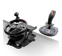 Thrustmaster T128 SimTask Farming Pack - Complete Farming Simulation Kit for PS5 & PC - T128 Racing Wheel, FarmStick & Metal Mount - H.E.A.R.T Precision - Ideal for Farming Simulator - Black