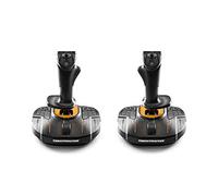Thrustmaster T16000M FCS Space Sim Duo - Combat Flight sim Joystick - PC | Dual stick setup, Hall effect, 32 programmable buttons, optimized ergonomics, integrated throttle, ambidextrous