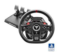 Thrustmaster T248R Force Feedback Racing Wheel & Pedal Set - PS5 & PC | 3.1 Nm torque, magnetic paddle shifters, color LCD with 20+ modes, leather grip, 25 buttons, drift-free Hall sensors