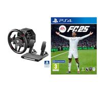 Thrustmaster T598 Direct Axial Drive Racing Wheel Next-Gen Force Feedback PS5/PS4/PC Direct Drive Licensed PlayStation Black + EA SPORTS FC 25 Standard Edition PS4 English