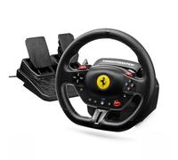 Thrustmaster T98 Ferrari 296 GTB Racing Wheel & Pedals - Official Ferrari Licensed Wheel for PS5, PS4 & PC - Bungee Cord Technology - Manettino Dial with 3 Driving Profiles - Black