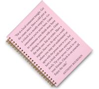 THRXOBN Anthony Bourdain Inspirational Notebook - 'Eat at a Local Restaurant' Quote Journal - Food & Travel Adventure Gift - WUW21