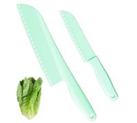 Thrymme 2 Pcs Lettuce Knife, Plastic Knives Kitchen Cooking
