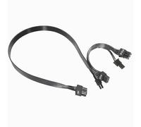 Thsion PCIe Cable for Corsair, 24-Inch 8 Pin to Dual 6+2 Pin PCIe Power Cable for Thermaltake, Male to Male GPU Cable for ARESGAME (60cm+20cm)