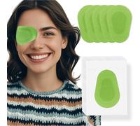 THSIREE 20 Pcs Adhesive Eye Patches for Kids, Medical Eye Patch Disposable Breathable Eyepatch for Amblyopia Lazy Eye Latex Free Adhesive Bandages for Children, 2.95 × 1.97 inches Green