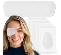 THSIREE 45 Pcs Adhesive Eye Patches for Kids, Medical Eye Patch Disposable Breathable Eyepatch for Amblyopia Lazy Eye Latex Free Adhesive Bandages for Children, 2.95 × 1.97 inches, White