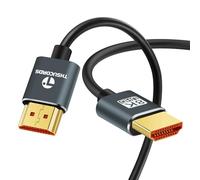 Thsucords Ultra Thin 8K 4K HDMI Cables 5M, Slim & Flexible Soft High Speed HDMI 2.1 Lead Support 4K@120Hz 8K@60Hz 48Gbps Compatible with Roku TV/HDTV/PS5/Blu-ray