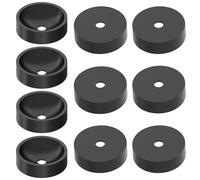 ThtRht 10 Pack Car Phone Holder 17mm Ball Head Rubber Pads Non Slip Rubber Washer Inserts for Dash Mounted Holders Phone Holders Wireless Car Charger Suction Cup Phone Stand Selfie Tripod