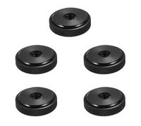 ThtRht 2 Pack 1/4-20 Inch Knurled Screw Nut Thumb Wheel Lock Adapter M6 Hot Shoe Seat Knob Flash Stand Tripod Ball Head Mount Photography Accessories Tightening Nuts Disc for Camera DSLR Selfie Stick