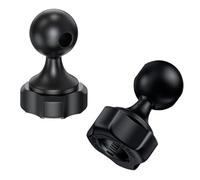 ThtRht 2 Pack 17mm Ball Socket to 25mm Ball Head Joint Adapter Ballhead Connector for RAM Mounts Composite Double Socket Arm B Size 1" Ball Components Motorcycle Phone Holder Mount Fish Finder Mounts