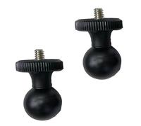 ThtRht 2 Pack 25mm Ball Head to 1/4 Inch Screw Adapter 1" Ball Mount Adapter with 1/4"-20 Threaded Screw Stud for RAM Double Socket Arm Stand B Size 1" Ball Components Action Camera Holder