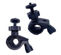 ThtRht 2 Pack Bike Camera Mount with 1/4" Screw Handlebar Super Clamp Action Camera Mount for Insta360 GoPro AKASO DJI Phone DSLR Flash Light GPS Monitor Screen Speaker Bicycle Motorcycle Trike Bar