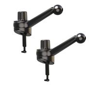 ThtRht 2 Pack Car Phone Mount Side Dash Vent Stand with 17mm Ball Joint Non Blocking Dashboard Defogging Air Vent Clamp Clip Base Adapter for Garmin Nuvi GPS Phone Holder Bracket Wireless Car Charger