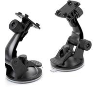 ThtRht 2 Pack Car Stereo Holder Mount Replacement Bracket Adapter Windshield Suction Cup Stand Support Base for Apple Carplay Screen Backup Camera Monitor Android Auto Multimedia Player Dash GPS