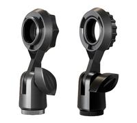 ThtRht 2 Pack Condenser Microphone Clip Holder with 7/8'' Thread Mount Condenser Mic Holder Adapter for Cardioid Diaphragm Studio Condener Microphones Stand Recording Streaming Vocal Mic Boom Arm
