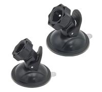 ThtRht 2 Pack Dash Cam Suction Mount Holder Without 17mm Ball Head Joint Adapter Stand for Oldshark Amuoc Jeemak Chortau REXING Z-Edge YI KDLINKS Falcon Zero Transcend Crosstour Dash Camera